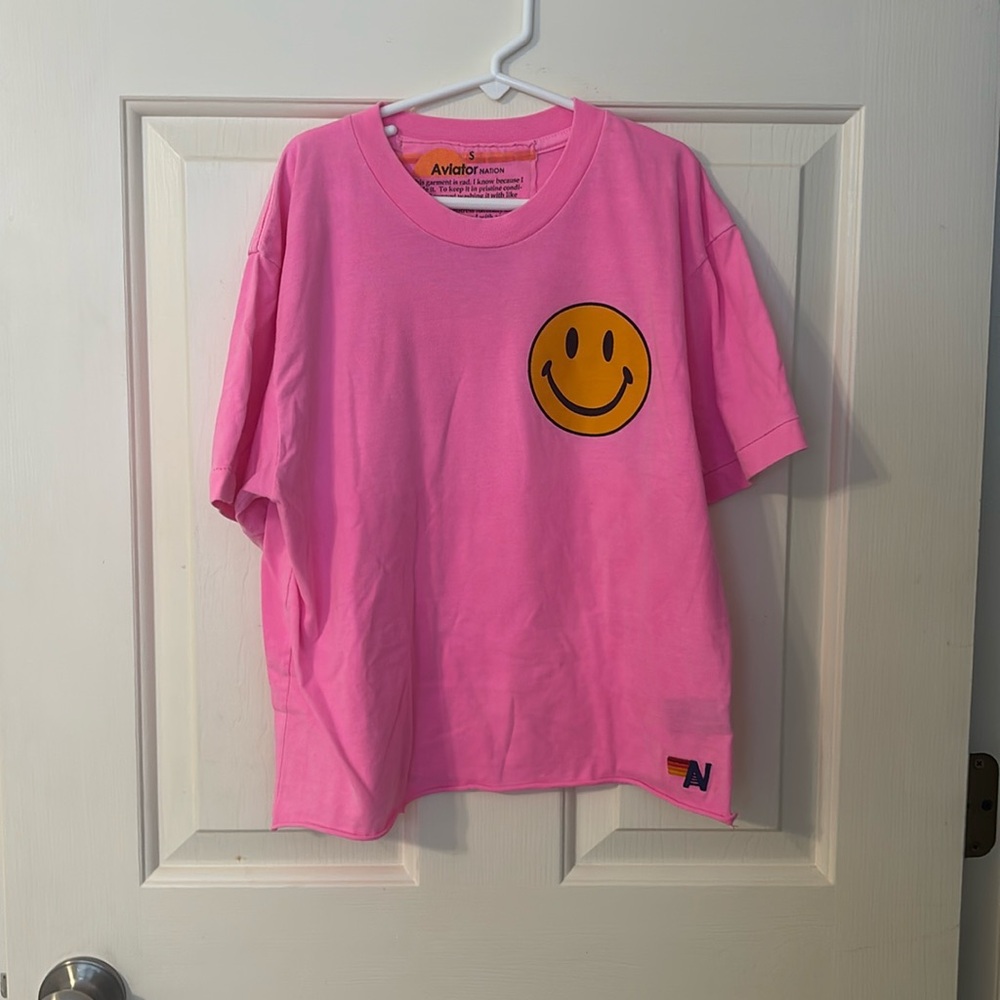 This is a neon pink aviator nation top. Barely worn.